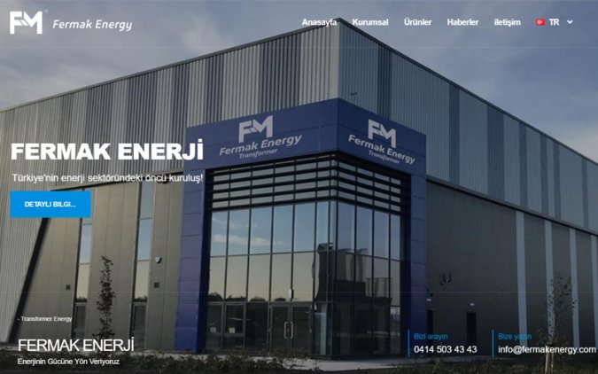 Fermak Enerji web sitesi yayında.